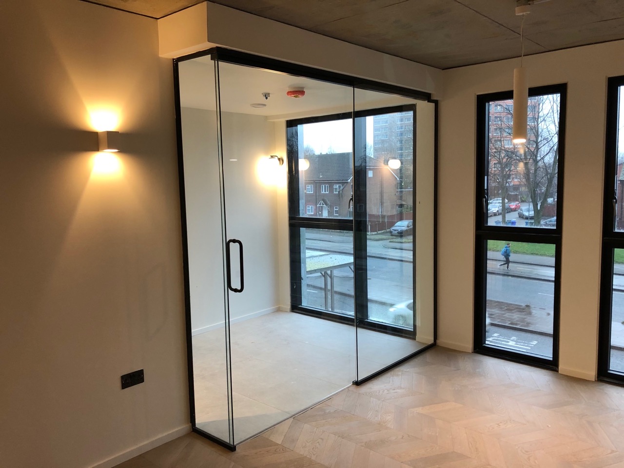 Sliding Glass Doors Compass Partitions Glazed Partitioning Supplier